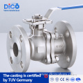 JIS 10K ISO5211 Pad 2PC Flange Ball Valve